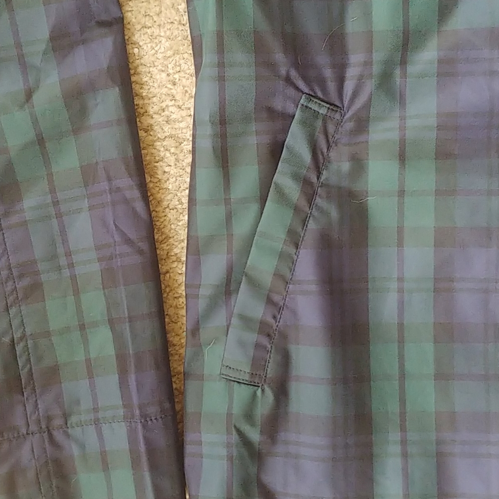 Plaid American Trench Full Zip Rain Shell - Picture 3 of 4
